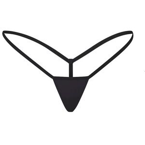 SKIMS Black Micro Thong